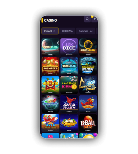 MamaBet games lobby showing new releases, top ten titles and popular slots on mobile